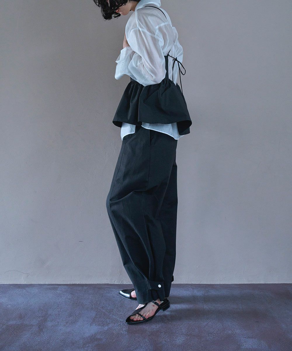 CURVE COTTON PANTS