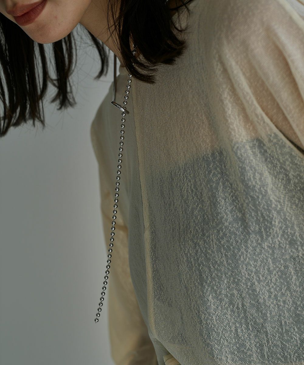 【SALE】[STAINLESS]BALL CHAIN NECKCUFF