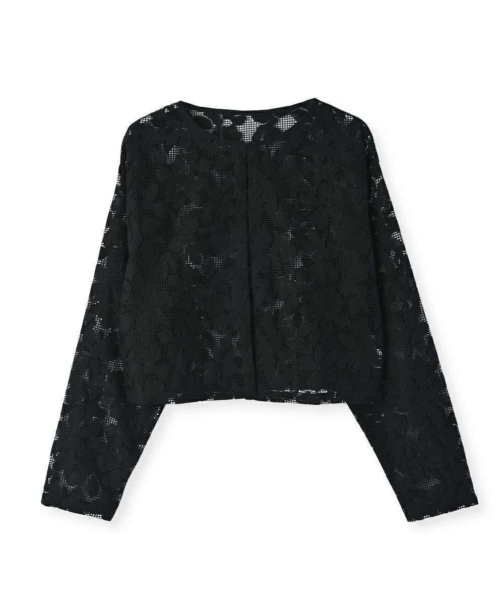 EMBROIDERY LACE CARDIGAN