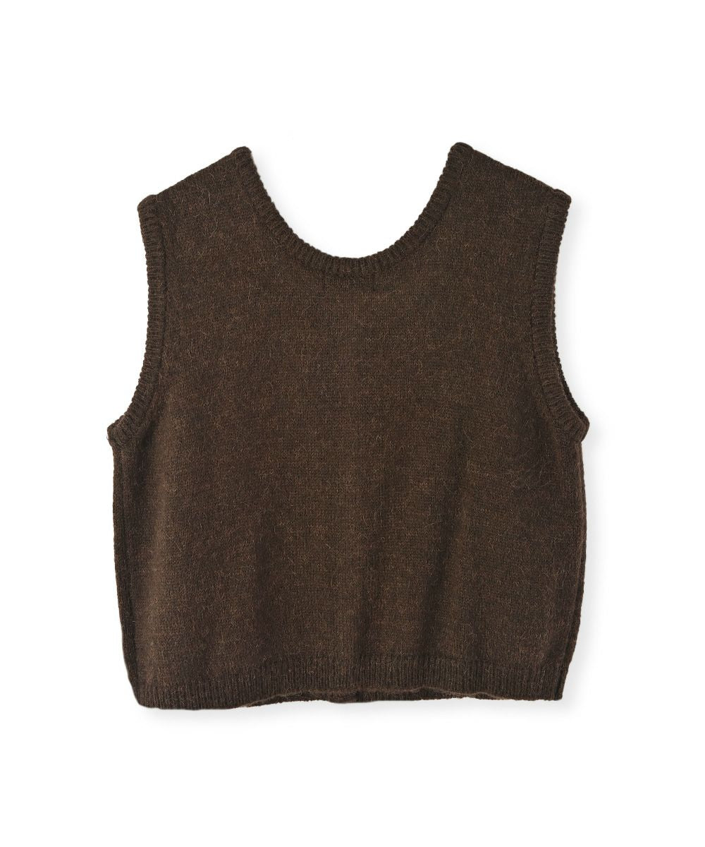 【SALE】ALPACA BLEND KNIT VEST