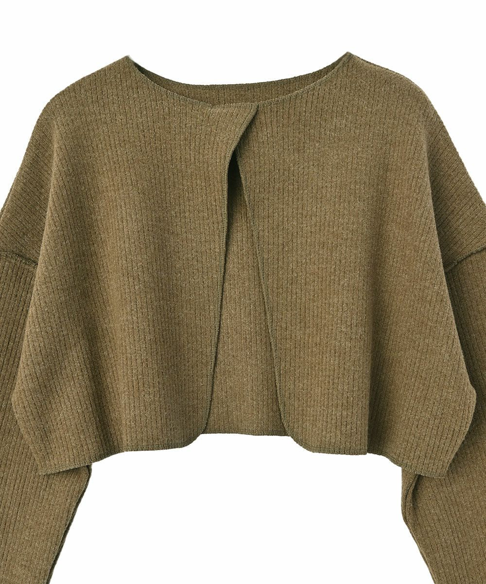 【SALE】LAYERED RIB KNIT TOPS