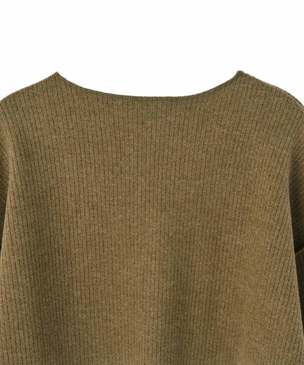 【SALE】LAYERED RIB KNIT TOPS