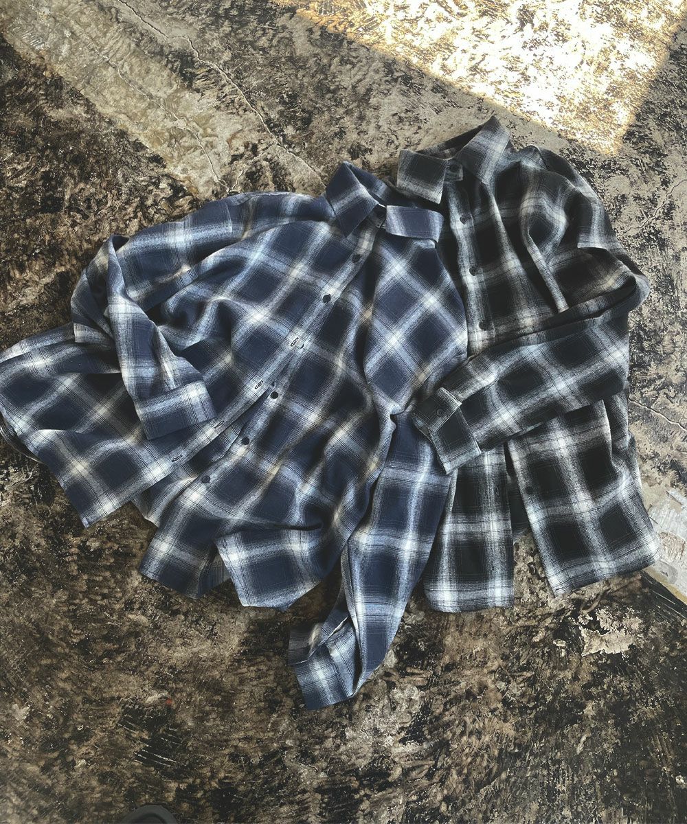 【SALE】OMBRE CHECK SHIRTS