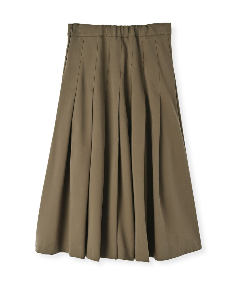 POCKET PLEATS SKIRT