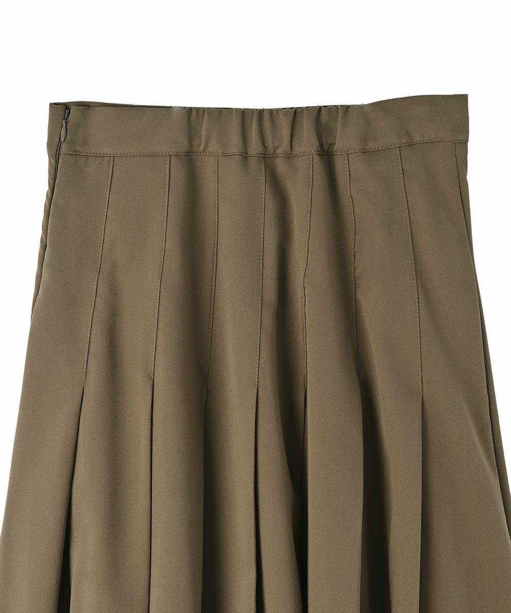 POCKET PLEATS SKIRT