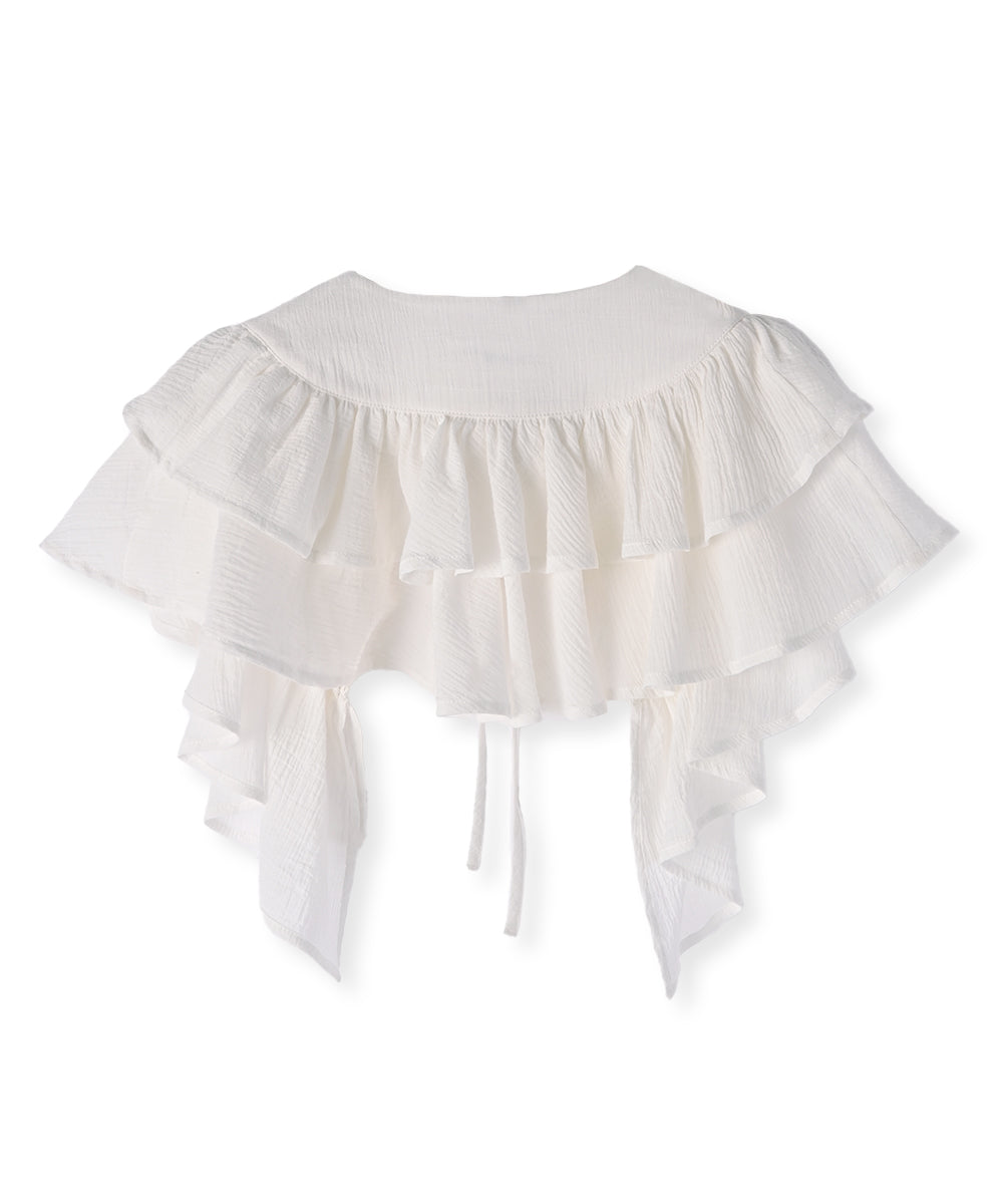 DOUBLE RUFFLE COLLAR