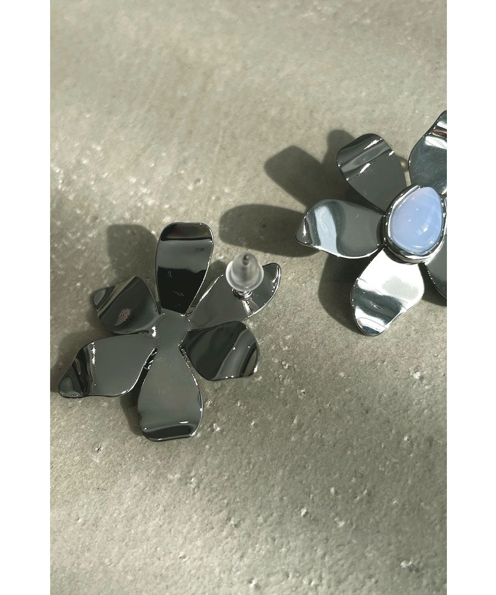 [TITANIUM POST]FLOWER PIERCE