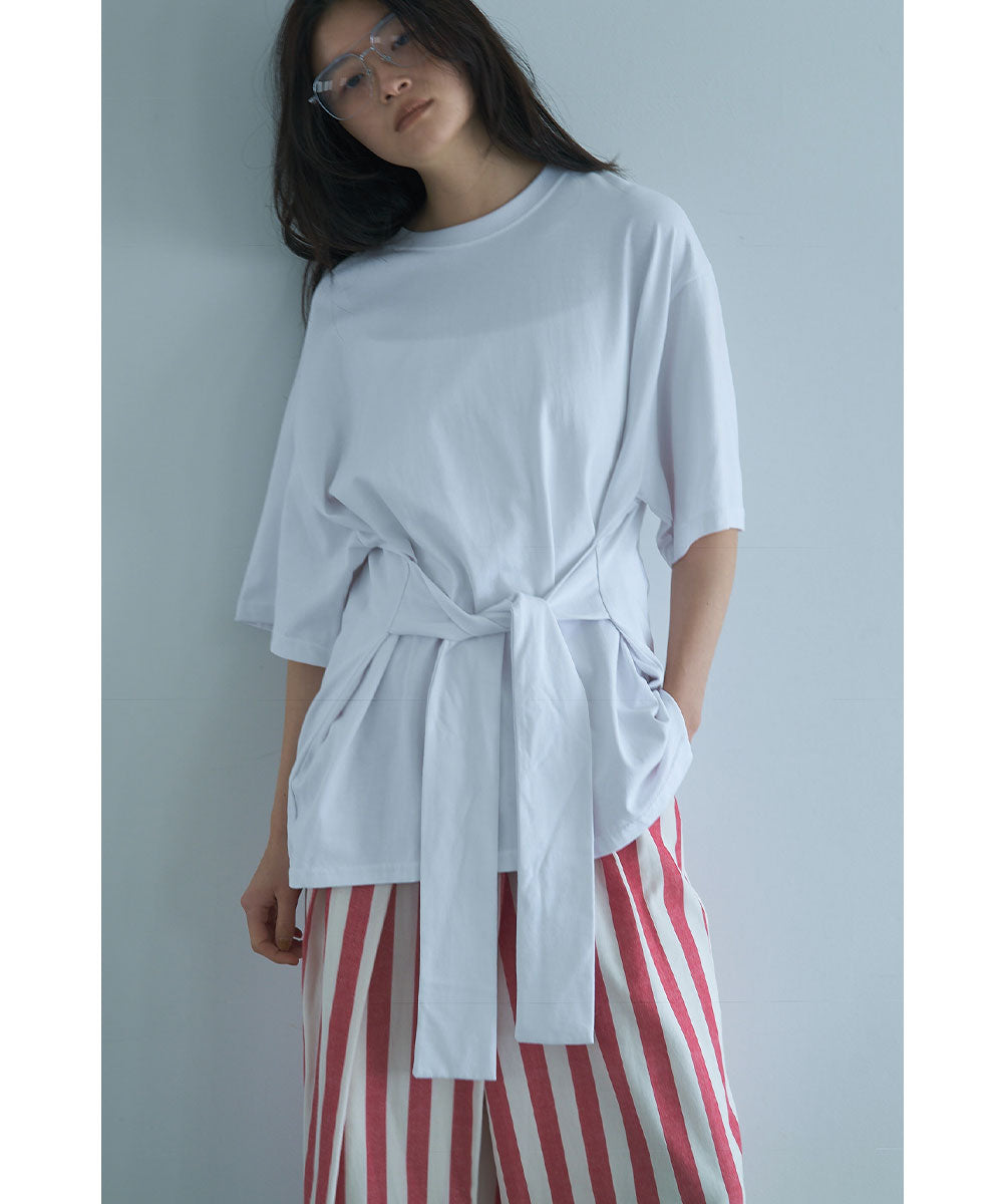 【SALE】WAIST TIE OVER TEE