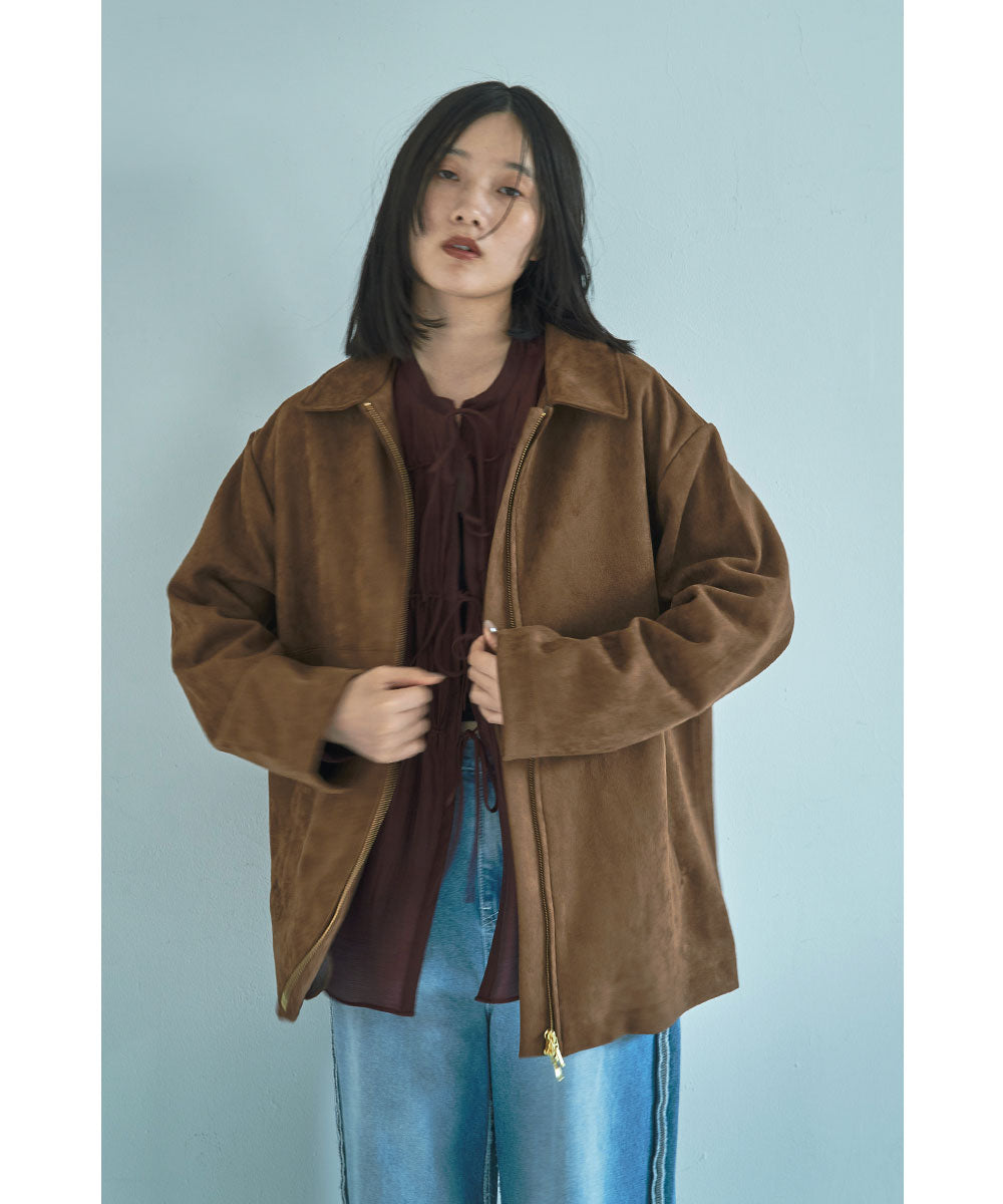 SALE】FAKE SUEDE BLOUSON