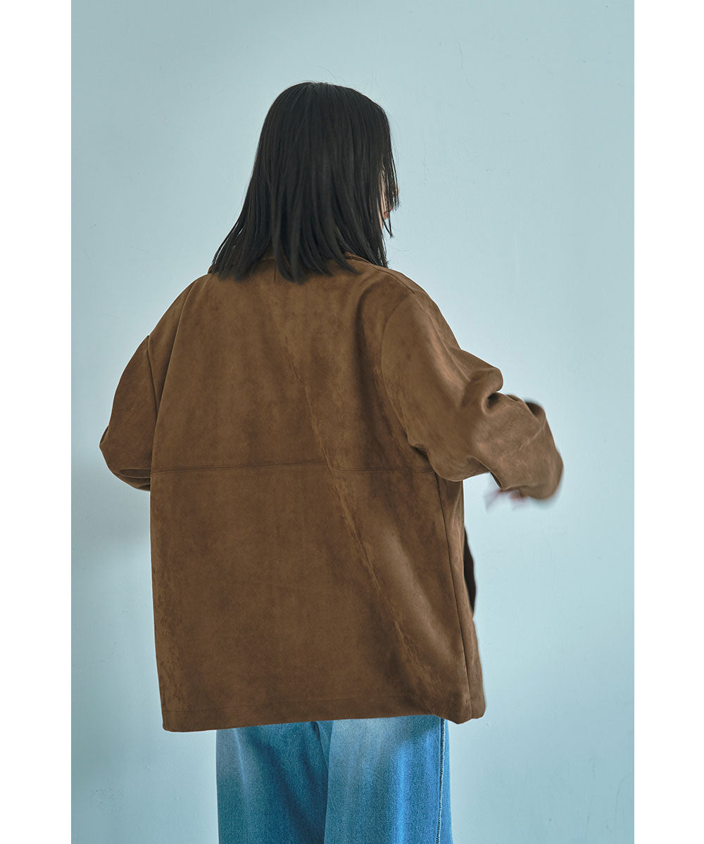 SALE】FAKE SUEDE BLOUSON