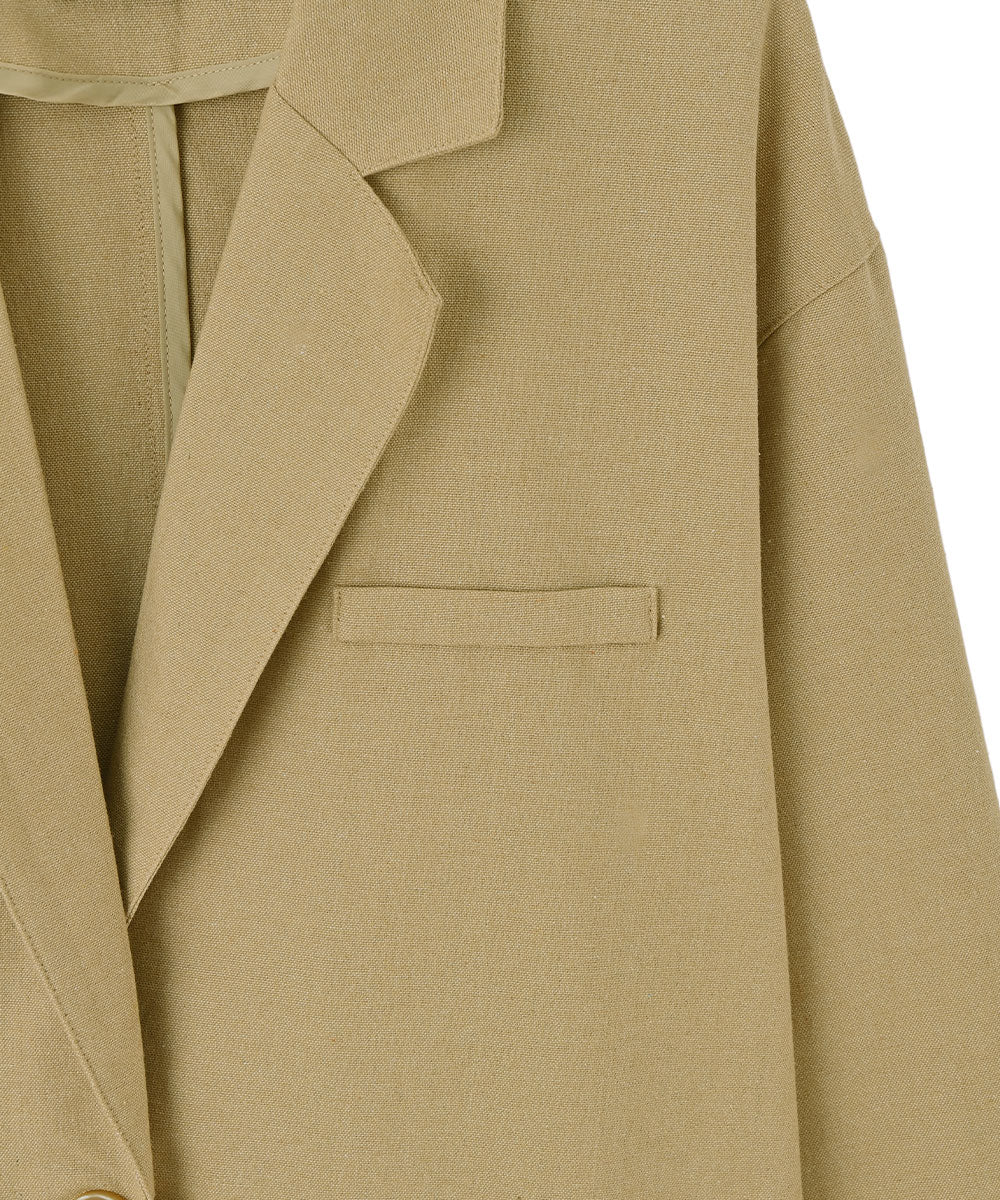 LINEN BLEND OVER JACKET