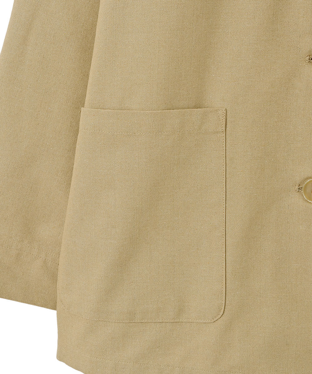 LINEN BLEND OVER JACKET