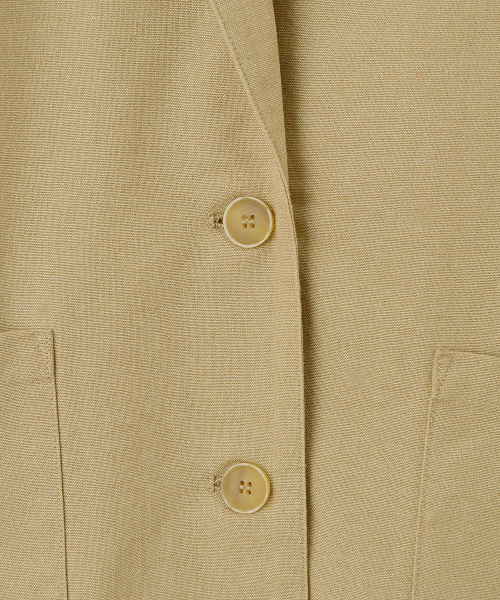LINEN BLEND OVER JACKET