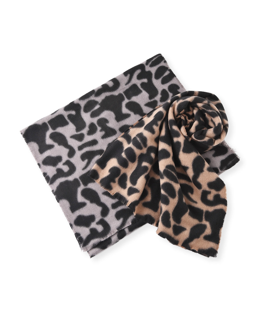 LEOPARD BRUSHED STOLE