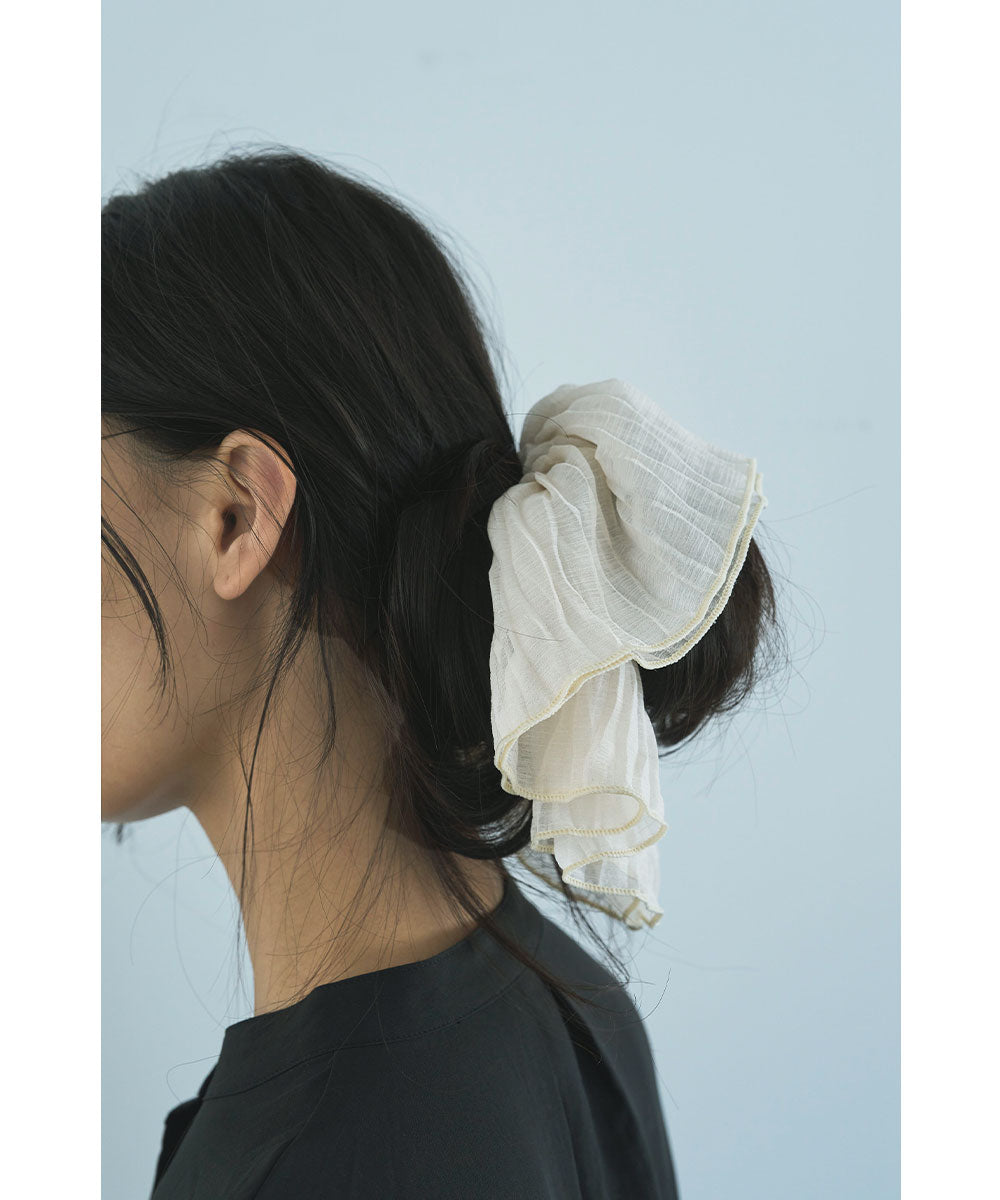 SHEER PLEATS CHOUCHOU