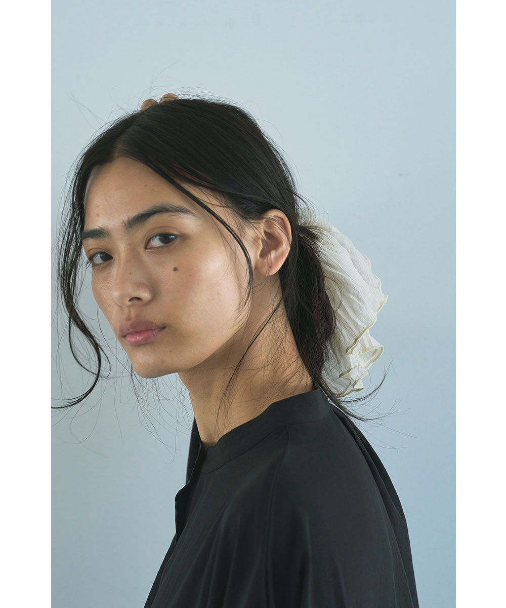 SHEER PLEATS CHOUCHOU