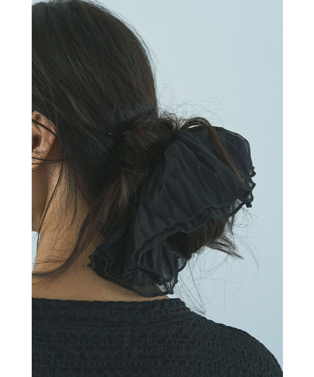 SHEER PLEATS CHOUCHOU