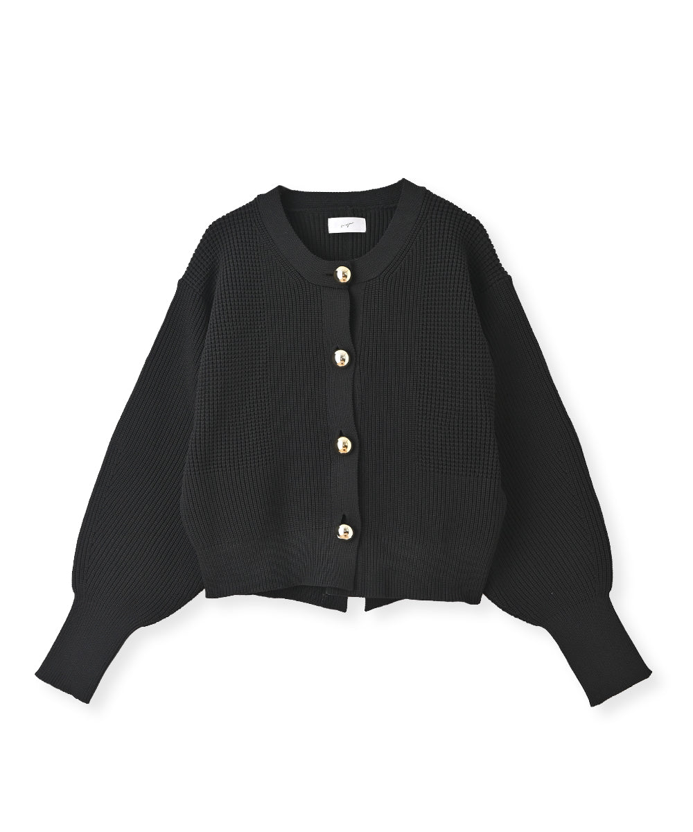 GOLD BUTTON KNIT JACKET