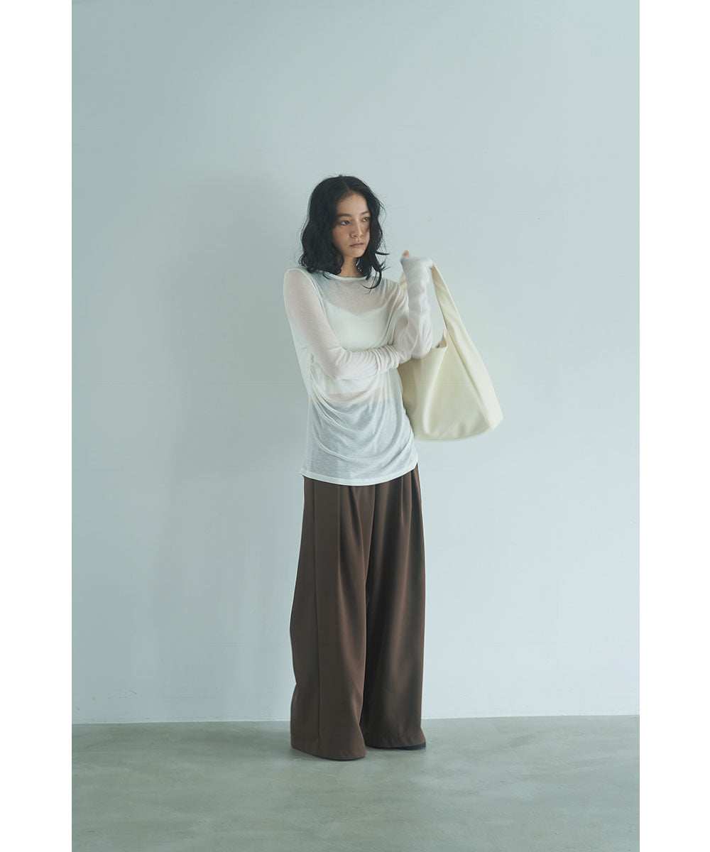 予約]【KKfashionさんコラボ】SHEER SEMIFIT TEE