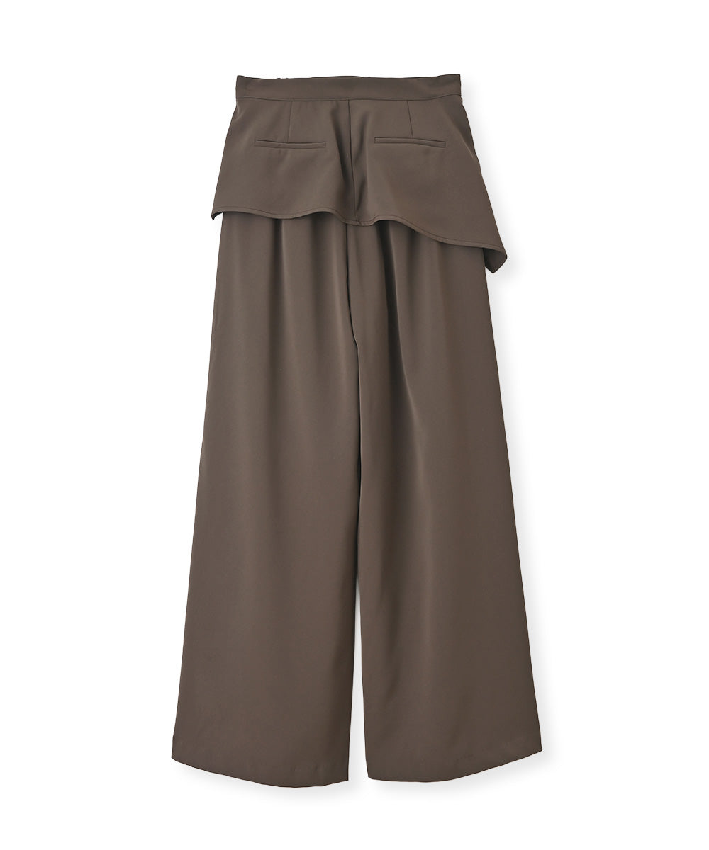 KKfashionさんコラボ】BELT SET TUCK PANTS