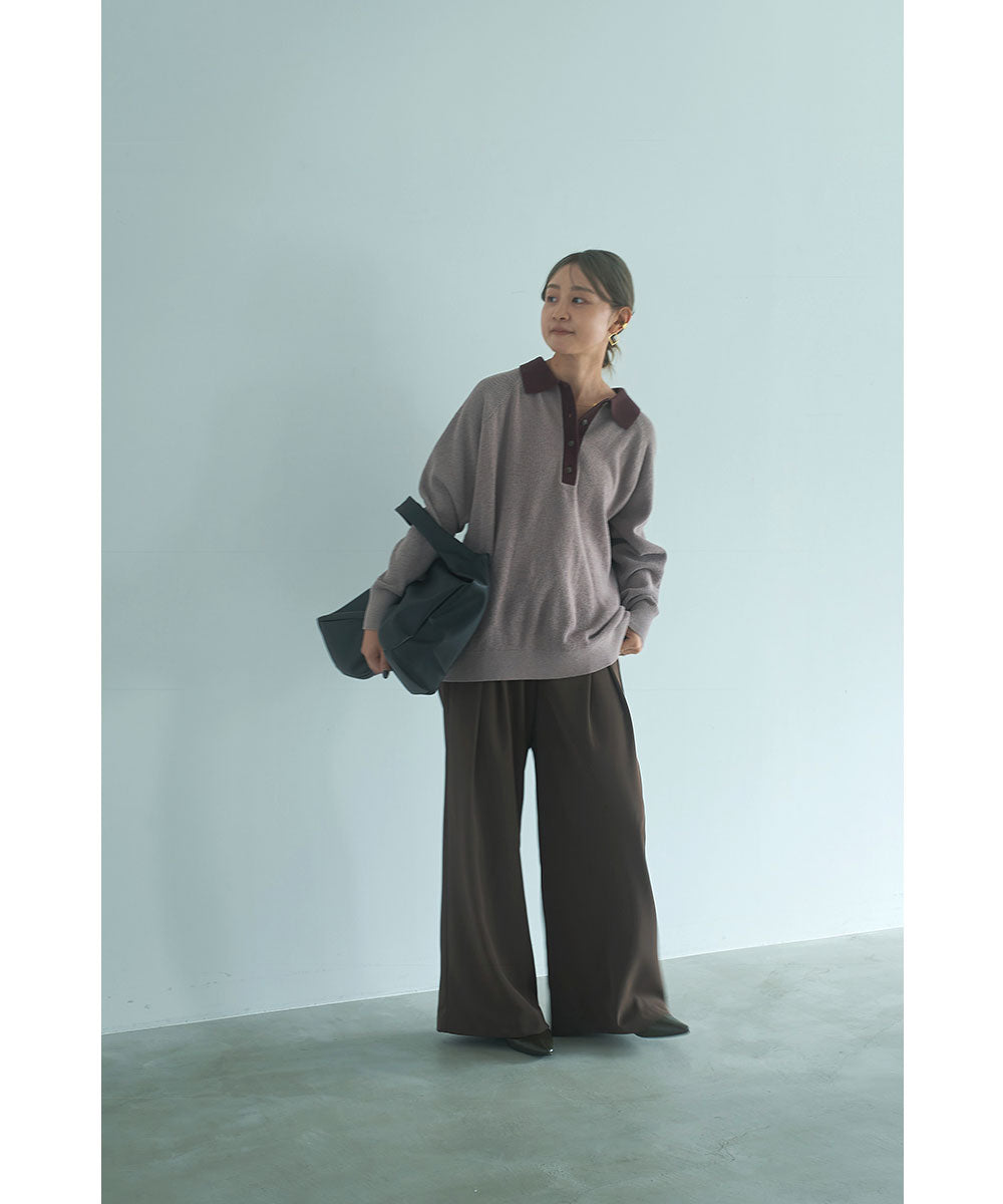 予約]【KKfashionさんコラボ】KNIT POLO