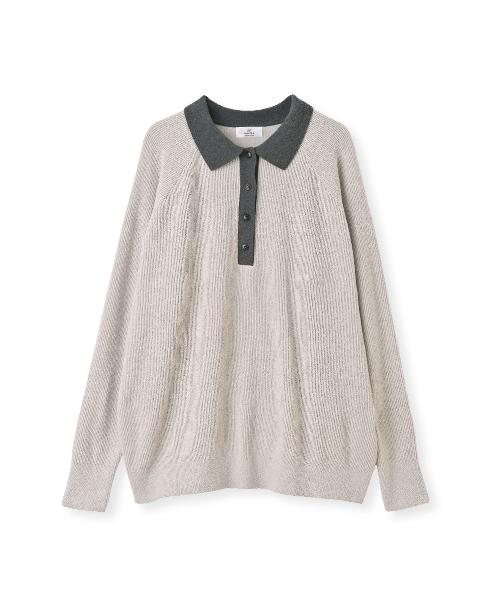 KKfashionさんコラボ】KNIT POLO