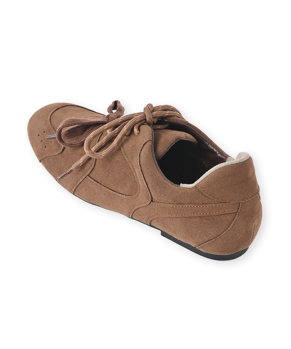 DUAL LACE SUEDE SNEAKERS