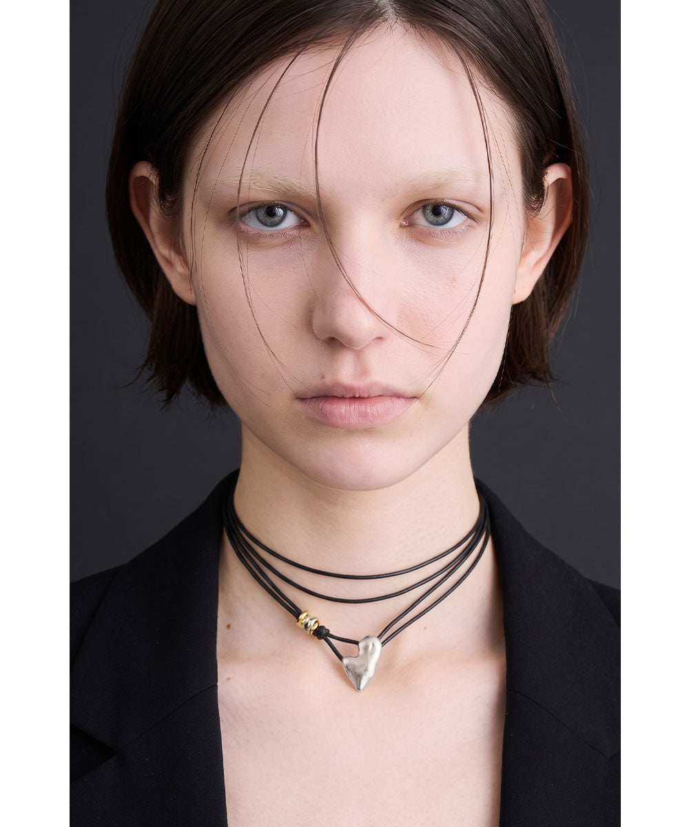 LAPUIS】HEART WRAP CHOKER