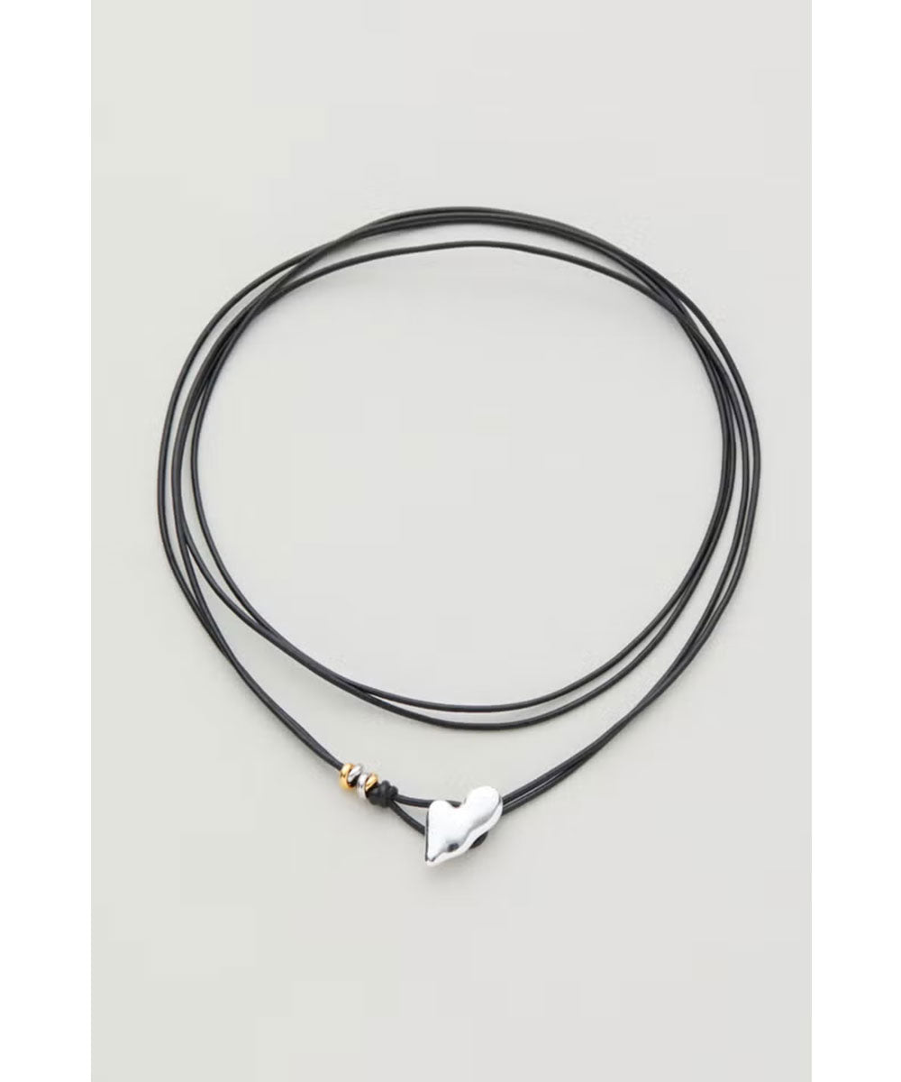 LAPUIS】HEART WRAP CHOKER