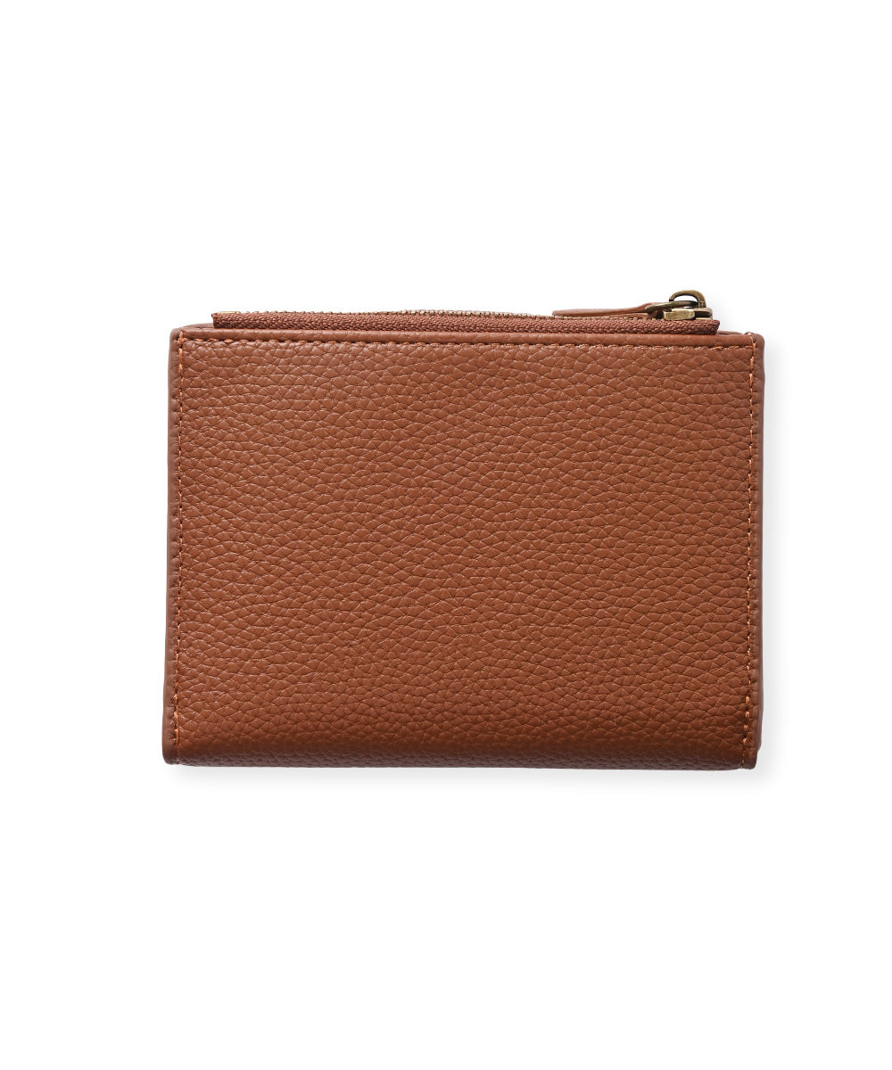 FAUX LEATHER FOLD WALLET