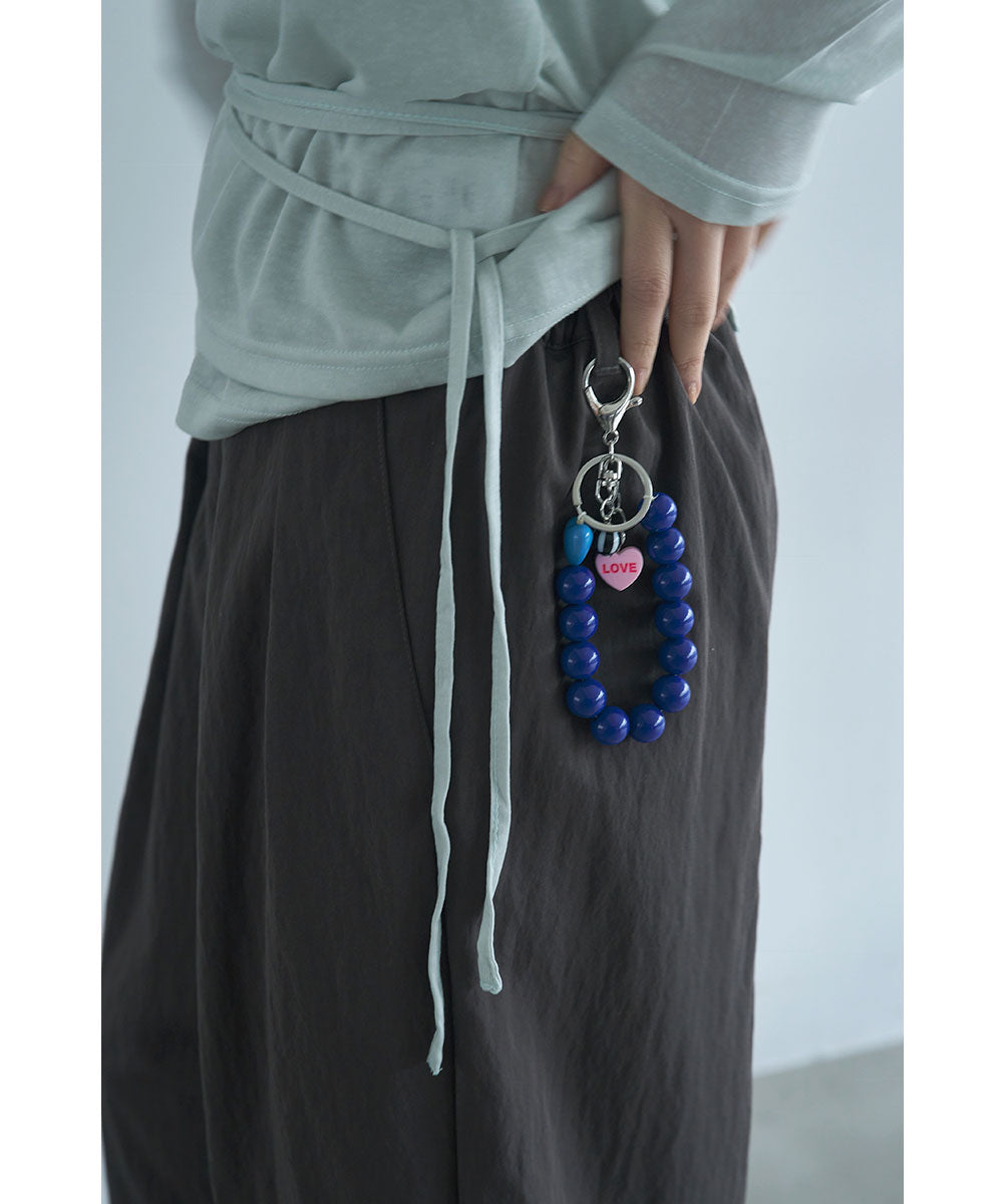 CALEE Inc. インディゴブルー キーホルダー OUTLET】POP COLOR KEY CHARM