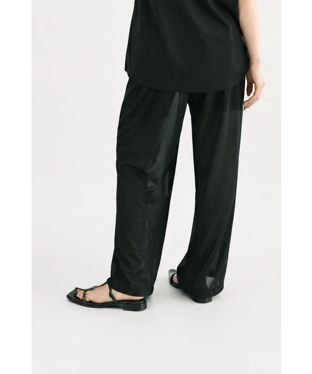 SHEER LAYERED PANTS
