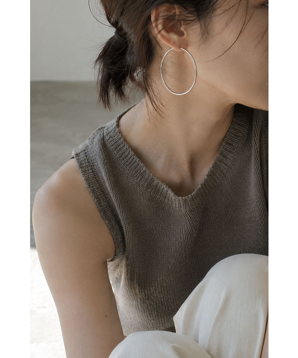 STAINLESS]BIG HOOP PIERCE