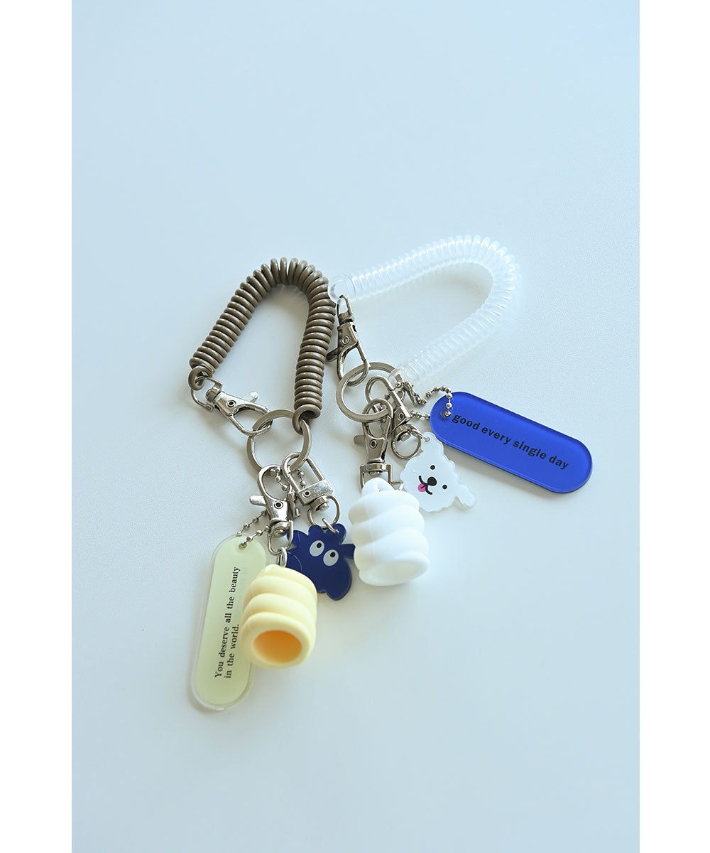 LIP HOLDER COIL CHARM