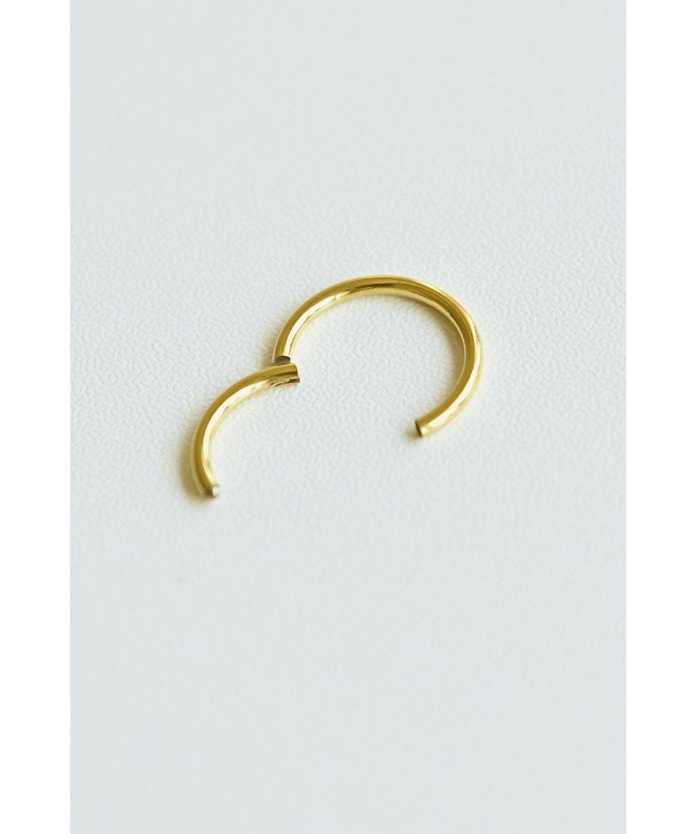 STAINLESS]18G BASIC HOOP PIERCE